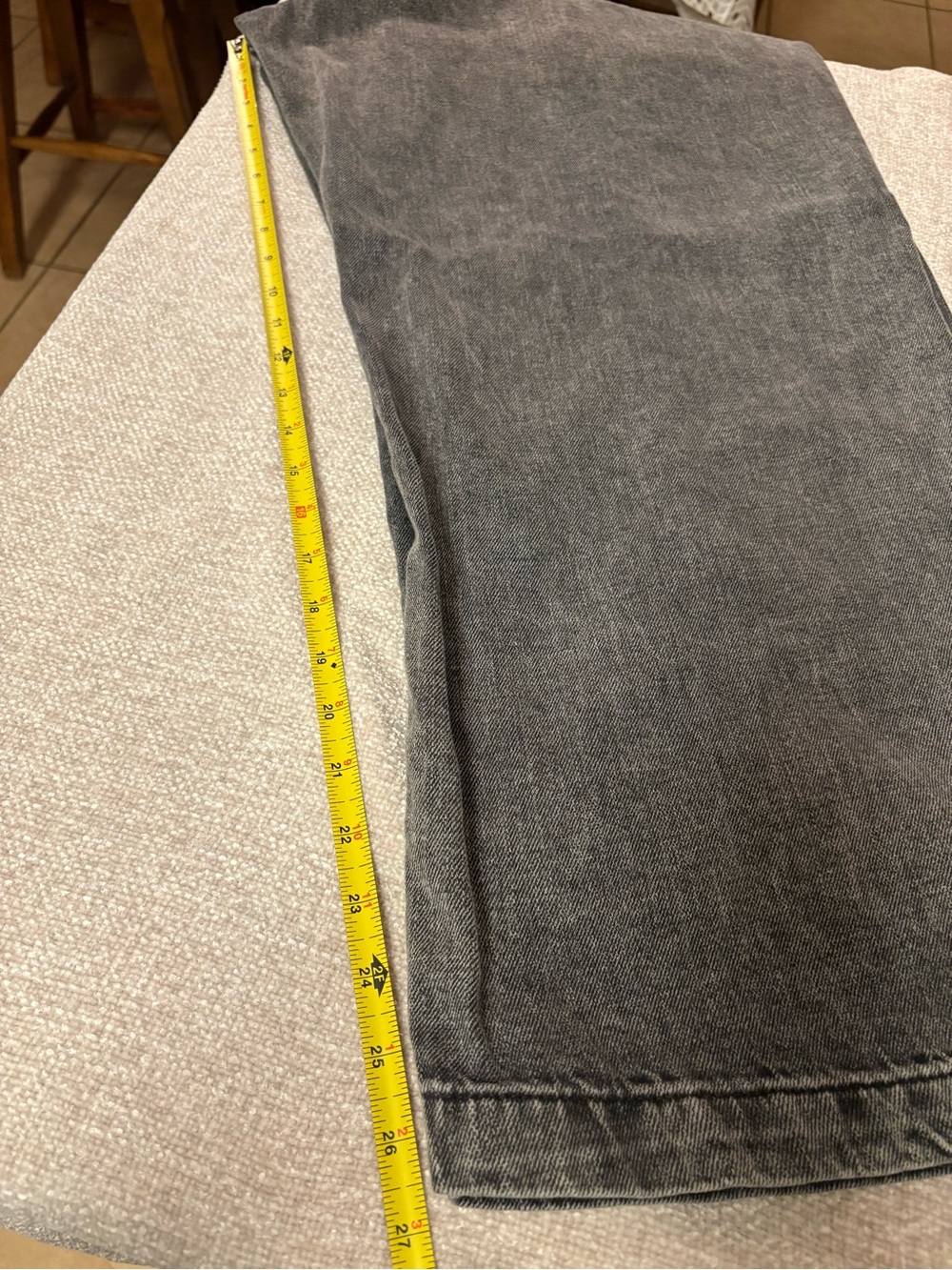 GAP Denim High Rise/Wide Leg Black Washed Cargo Style Jeans Size XL - Picture 14 of 16